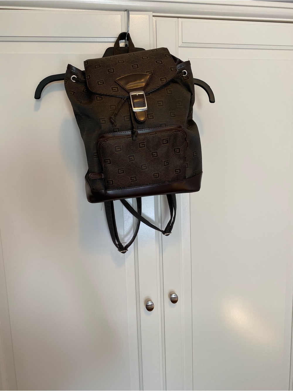 Drawstring Backpack with Front Pocket - Picture 3 of 12